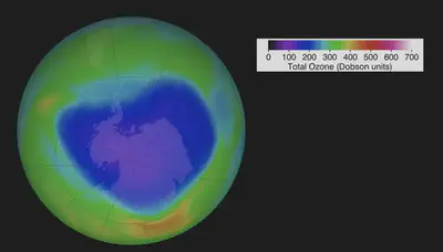 Ozone Hole on 20th September 2022